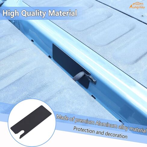 Aunginsy Tailgate Hole Cover Compatible with Ford Maverick 2022 2023 2024 2025 Aluminum Tailgate Hole Plug Waterproof Wire Seam Protector Dust Rear Bumper Insert Cover Replacement Exterior Accessories in Kuwait