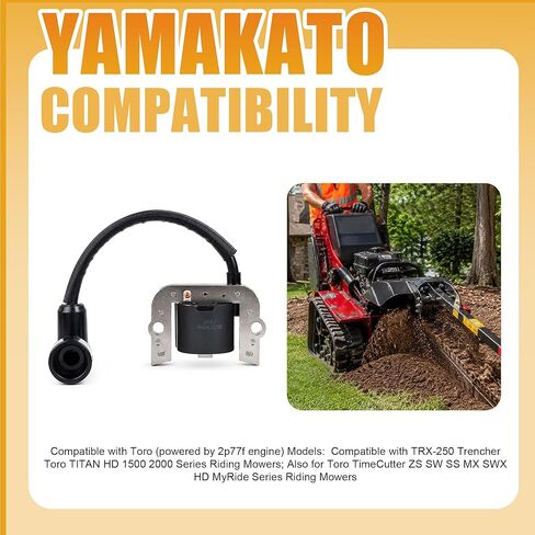 YAMAKATO 136-7883 Ignition Coil for Toro Riding Lawn Mowers with 2P77F V-Twin, Replace 139-0720 136-7883 127-9216, for Predator 22HP 708cc V-Twin Egnine 62879 (2pcs) in Kuwait