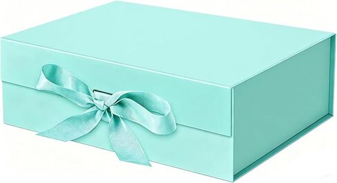 iefoah Black Gift Box for Presents 12.4×10.2×3.5'' Gift Boxes with Lids Magnetic Closure Groomsman Bridesmaid Proposal Box for Wedding Birthday Valentine Bridal Showers Gift Packaging in Saudi Arabia