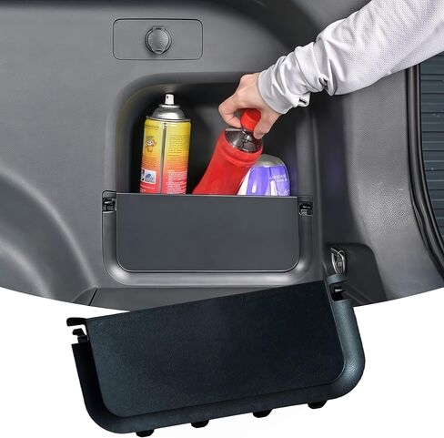 1PC Car Trunk Side Storage Baffle Rear Cargo Storage Panel Partition Board Compatible with 2020 2021 2022 2023 2024 2025 Rav 4 Trunk Compartment Accessory in Saudi Arabia
