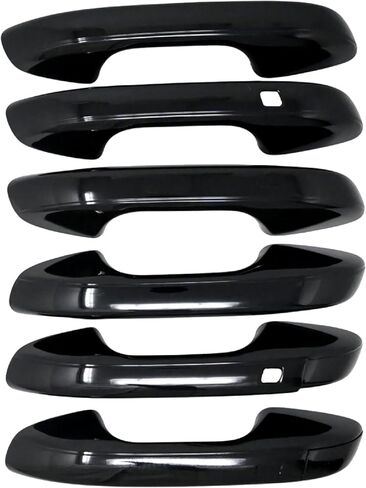 Trim Illusion Chrome Delete Gloss Black Door Handle Cover Overlay for 2022-2025 Kia Telluride & 2023-2026 Kia Sorento w/Smart Key Access | Easy No-Tool Installation | US Patented in Saudi Arabia