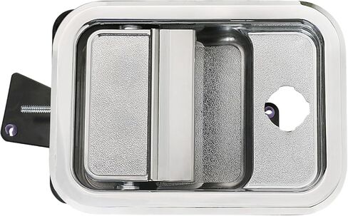 Exterior Door Handle Left Driver Side Compatible with Freightliner Columbia 2000-2011 Accessories Parts Replaces A18-42228-000 A18-42228-002 Chrome 1 PCS in Saudi Arabia