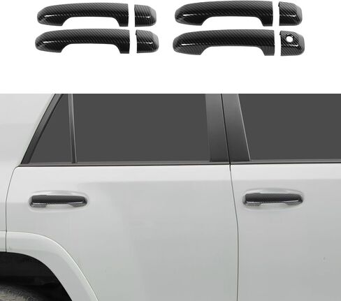 CheroCar Exterior Door Handle Cover Compatible with Toyota 4Runner 2010-2024 Auto Outside Door Handle Covers Decor Trim,Exterior Accessories in Kuwait