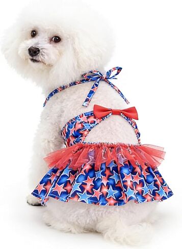 CuteBone One Piece Dog Bikini Swimsuit Pink Puppy Bathing Suit for Small Dogs Cloth Girl Dress Costume LTDB02S in Saudi Arabia