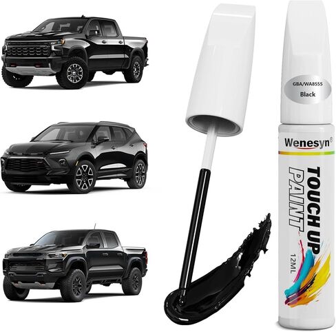 طلاء GAZ/WA8624 Summit White Touch Up متوافق مع شيفروليه، مزيل خدوش طلاء السيارة لإصلاح النكات والرقائق، دهانات السيارات تطابق تمامًا Chevy Silverado/Equinox/Malibu/Trax/Tahoe in Kuwait