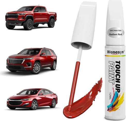 طلاء GAZ/WA8624 Summit White Touch Up متوافق مع شيفروليه، مزيل خدوش طلاء السيارة لإصلاح النكات والرقائق، دهانات السيارات تطابق تمامًا Chevy Silverado/Equinox/Malibu/Trax/Tahoe in Saudi Arabia