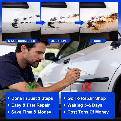 طلاء GAZ/WA8624 Summit White Touch Up متوافق مع شيفروليه، مزيل خدوش طلاء السيارة لإصلاح النكات والرقائق، دهانات السيارات تطابق تمامًا Chevy Silverado/Equinox/Malibu/Trax/Tahoe in Saudi Arabia