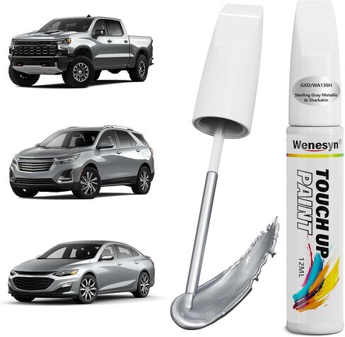 طلاء GAZ/WA8624 Summit White Touch Up متوافق مع شيفروليه، مزيل خدوش طلاء السيارة لإصلاح النكات والرقائق، دهانات السيارات تطابق تمامًا Chevy Silverado/Equinox/Malibu/Trax/Tahoe in Saudi Arabia