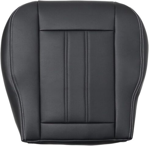 NLQR Front Driver Side Bottom Replacement Seat Cover Microfiber Leather Black NonPerforated Compatible with Chrysler Town & Country 2008 2009 2010 2011 2012 2013 2014 2015 2016 in Kuwait