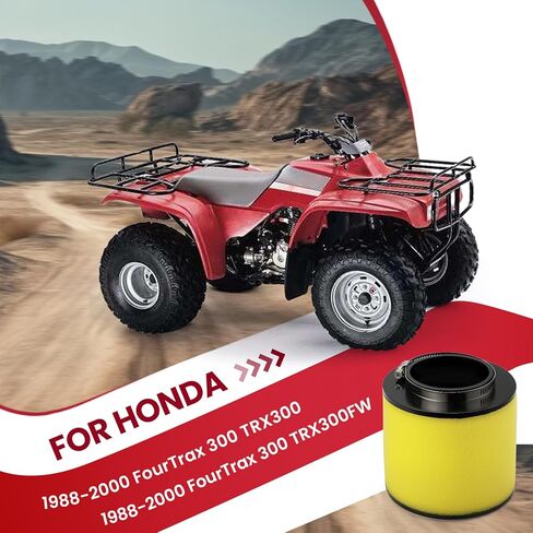 منقي هواء + جسم قفص + طقم فلتر زيت + شمعة إشعال لهوندا 1988-2000 فورتراكس 300 TRX300 TRX300FW in Kuwait