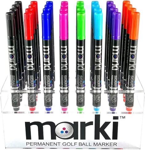 marki Permanent Golf Ball Marker - Designed Specifically for Golfers, 8 Bold Colours (Pink) in Saudi Arabia