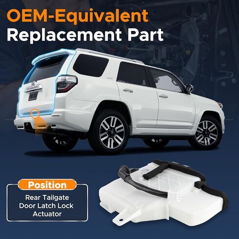 Rear Tailgate Door Latch Lock Actuator Compatible with Toyota 4runner 2003-2009, Avalon 2010, Gate Hatch Latch Trunk Lid Actuator Assembly Replaces 69110-35060 69110-35062 69110-35090 in Kuwait