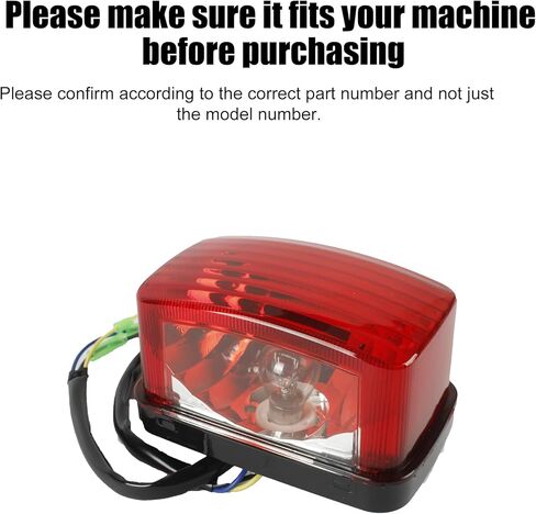 Rear Brake Tail Light for Yamaha Rhino 450 660 700 Big Bear 400 250 Kodiak 400 450 700 Bruin 350 YFZ 450 Viking in Kuwait