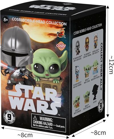 YuMe Star Wars Cosbi Bobble Head Series 3 Collectible Mini Figure & Accessories | Blind Box Collection | Official Merchandise | Surprise Toy Gift | Collect All 9 Figures (8 Plus 1 Rare Chase) in Saudi Arabia