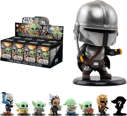 YuMe Star Wars Cosbi Bobble Head Series 3 Collectible Mini Figure & Accessories | Blind Box Collection | Official Merchandise | Surprise Toy Gift | Collect All 9 Figures (8 Plus 1 Rare Chase) in Saudi Arabia