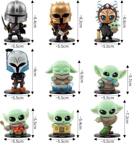 YuMe Star Wars Cosbi Bobble Head Series 3 Collectible Mini Figure & Accessories | Blind Box Collection | Official Merchandise | Surprise Toy Gift | Collect All 9 Figures (8 Plus 1 Rare Chase) in Saudi Arabia