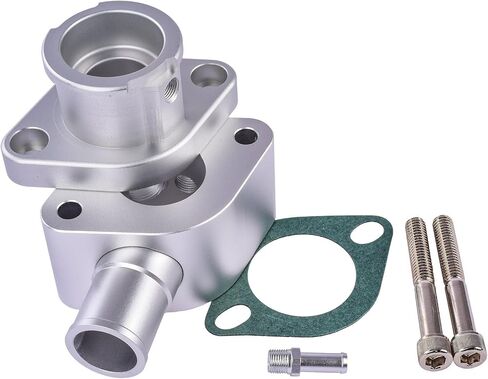 JEGS Intake Manifold Coolant Filler Neck Kit [Clear Anodized Billet Aluminum] in Kuwait
