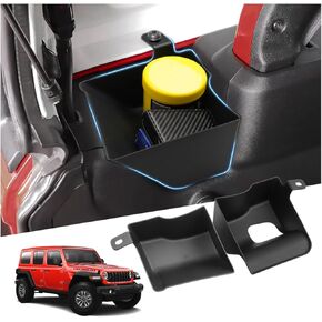 Rear Cargo Side Trunk Storage Box Tray Fit for Jeep Wrangler JL JLU 4XE 2024 2025 2026 Trunk Storage Tray Organizers Cargo Organizer 4 Doors Black 2PCS in Kuwait