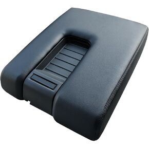 UMISHI Center Console Armrest Lid Fit for Toyota Tundra 2014 2015 2016 2017 2018 2019 2020 Leather Material (Black) in Saudi Arabia