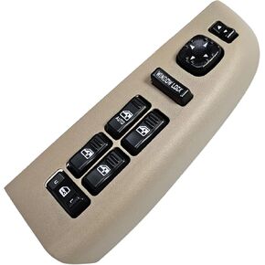 SWITCHDOCTOR Master Window Switch & Tan Bezel Assembly for 2000-2002 Chevrolet Silverado, Suburban, Avalanche, Tahoe, and GMC Yukon and 1999-2002 GMC Sierra (Crew, Extended Cab) in Kuwait
