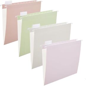 6 Packages Hanging folders File Cabinet Organizer Letter Size 1/5 Cut Adjustable Labels Decorate Home Office School Classroom, Purple Marble 9.3 "x 12.8"… in Saudi Arabia