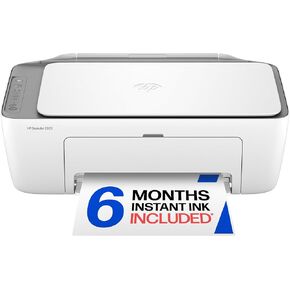 طابعة HP DeskJet 2923 اللاسلكية الكل في واحد ملونة نافثة للحبر، ماسح ضوئي، ناسخة، الأفضل للمنزل، تجربة 6 أشهر من الحبر الفوري، قادرة على الذكاء الاصطناعي (B18JWA) in Kuwait