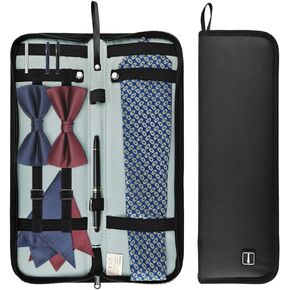 Tie Box Travel Case Men's Necktie Gift Box Rectangle Shape Anti-Wrinkle Storage Business Gift Bow Tie Packaging in Saudi Arabia