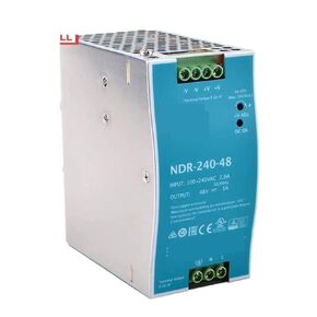 1 قطعة NDR-240-48 48 فولت 5A 240 واط إخراج واحد الصناعية DIN السكك الحديدية تحويل التيار الكهربائي PFC وظيفة AC-DC in Kuwait