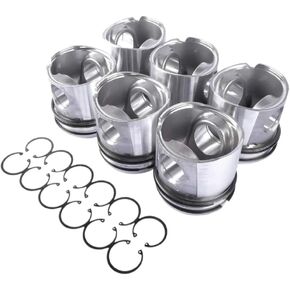 Piston And Ring Set 6 Pieces Compatible With 325 5.9L Engine 2004-2006 in Saudi Arabia