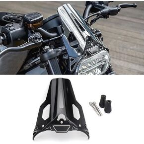 زجاج أمامي جديد للدراجات النارية يناسب Sportster S / Sportster S RH1250S 2021 2022 2023 دراجة نارية رياضية موجهة باللون الأسود للكمبيوتر الزجاج الأمامي هدية منحرف الرياح شاشة الرياح in Kuwait