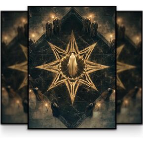 MTG Card Sleeves 105PCS | Dark Fantasy Style | The Pale Ministry | Matte Finish + Clear Front | 66x92mm – Standard Magic Size in Saudi Arabia