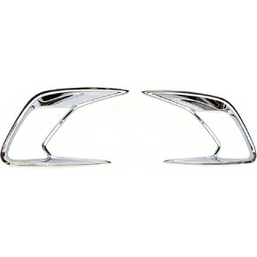 Auto Accessories Compatible with Toyota Grand Highlander 2024 2025 2026 Front Fog Light Lamp Cover Trim 2PC ABS Chrome in Saudi Arabia