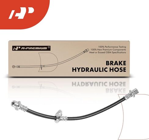 A-Premium Rear Side Brake Hydraulic Hose Compatible with Honda, Acura and Isuzu Models - Accord 1990-1997, Odyssey/TL 1995-1998, Legend 1987-1990, CL 1997-1999, Vigor 1992, Oasis 1996-1999 in Kuwait