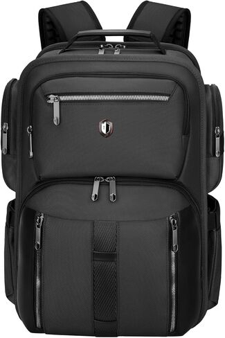 Business Travel Backpack for Men,TSA Friendly Carry on Personal Item Backpack Fit 15.6 Inch Laptop with with USB A&C Port, Professional Work Backpack for Travel/Office/College/Commuting, Black in Saudi Arabia