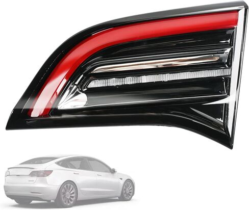 1502089-00-B,4 Pins Inner Trunk Tail Light Passenger Side Compatible with Tesla Model 3/Y 2021 2022 2023 Rear Right Brake Lamp in Kuwait