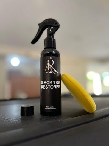 Black Trim Restorer for Cars, Plastic & Rubber Restorer Spray, Long Lasting UV Protection, Works on Bumpers, Mirrors, Tires, Lasts 8+ Months 6.7 Fl Oz in Kuwait