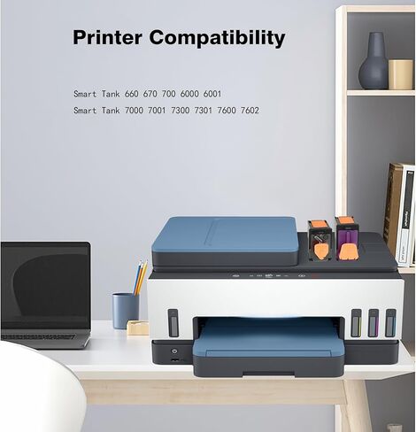 LEIGONG X4E75A 3YP17A Print Head X4E75A 3YP17A PrintHead Combo Pack High Pages Print Heads Use for HP Smart Tank 500 600 660 670 700 6000 6001 7000 7001 7300 7301 7600 7602 Series Printers in Saudi Arabia