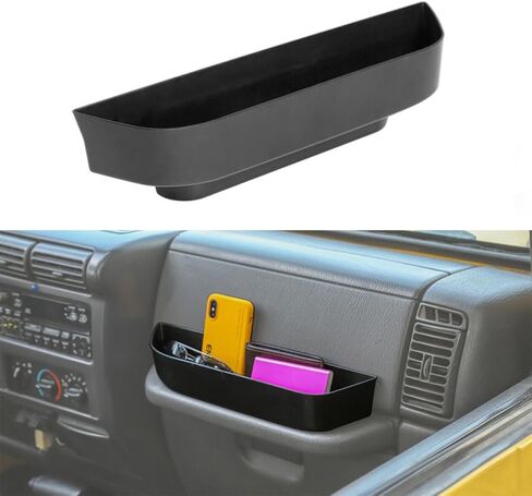 Co-Pilot Side Grab Handle Organizer Storage Box Grab Bar Tray for Jeep TJ Wrangler 1997-2006 Passenger Tray Car Interior Accessories in Saudi Arabia