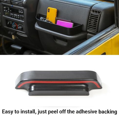 Co-Pilot Side Grab Handle Organizer Storage Box Grab Bar Tray for Jeep TJ Wrangler 1997-2006 Passenger Tray Car Interior Accessories in Saudi Arabia