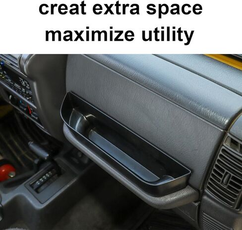 Co-Pilot Side Grab Handle Organizer Storage Box Grab Bar Tray for Jeep TJ Wrangler 1997-2006 Passenger Tray Car Interior Accessories in Saudi Arabia