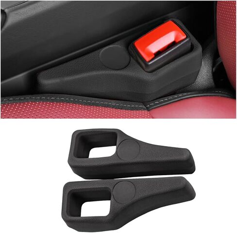 Car Seat Gap Filler, 2PCS No Drop Bench Gap Organizer Between Seat and Console, Prevents Items from Falling Automotive Storage Accessories, Universal for Vehicles (Black) in Kuwait