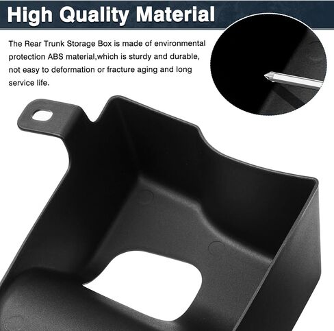 Rear Cargo Side Trunk Storage Box Tray Fit for Jeep Wrangler JL JLU 4XE 2024 2025 2026 Trunk Storage Tray Organizers Cargo Organizer 4 Doors Black 2PCS in Kuwait