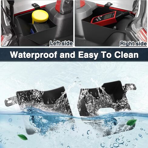 Rear Cargo Side Trunk Storage Box Tray Fit for Jeep Wrangler JL JLU 4XE 2024 2025 2026 Trunk Storage Tray Organizers Cargo Organizer 4 Doors Black 2PCS in Kuwait