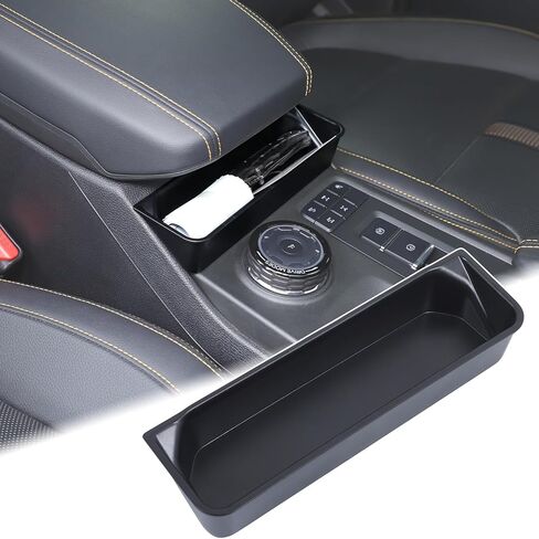 Aunginsy Center Console Armrest Hanging Storage Box Compatible with Ford Ranger 2023-2025 2026, Car Central Control Front Armrest Hanging Storage Basket Organizer Tray Insert ABS Interior Accessories in Kuwait