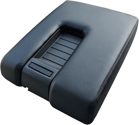 UMISHI Center Console Armrest Lid Fit for Toyota Tundra 2014 2015 2016 2017 2018 2019 2020 Leather Material (Black) in Saudi Arabia