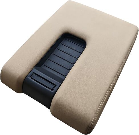 UMISHI Center Console Armrest Lid Fit for Toyota Tundra 2014 2015 2016 2017 2018 2019 2020 Leather Material (Black) in Saudi Arabia