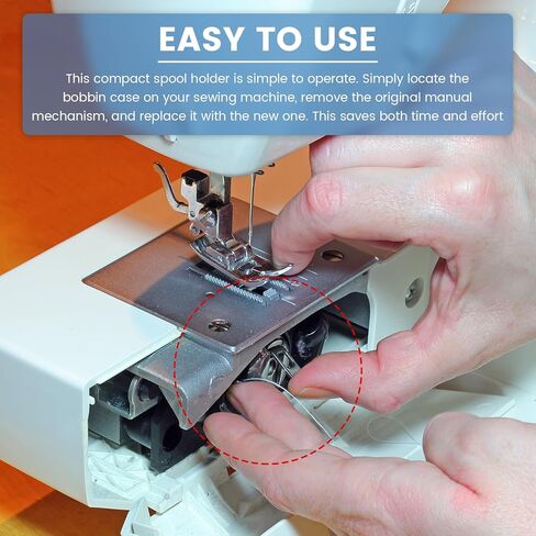 Nextpal 5-Pack Standard Industrial Bobbin Case, Bobbin Cases Compatible with Embroidery Machines Sewing Machine, Industrial Replacement Set Easy Installation in Saudi Arabia