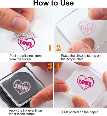 1 Sheet PVC Plastic Clear Stamps, Gift Box Pattern Silicone Stamp, Flower and Words Pattern Clear Stamp for DIY Scrapbooking, Cards Making or Holiday Decorations, 6.3x4.33x0.12inch in Kuwait