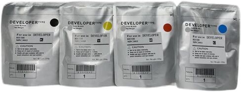 4PCS MPC3503 Developer Material Compatible with MPC2003 MPC2503 MPC3003 MPC3503 MPC4503 MPC5503 MPC6003 in Kuwait