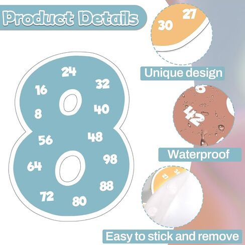 Qyeahkj Multiples Jumbo Numbers Bulletin Board Skip Counting Multiplication Chart Posters from 1-12, Math Posters for Wall Decor ((Boho) in Kuwait